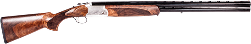 ATI ATIGKOF20SVE Cavalry SVE 20 Gauge 3" 2rd 26" Blued O/U Barrel, Silver Engraved Metal Finish, Oiled Turkish Walnut Stock, Ejector, 5 Chokes