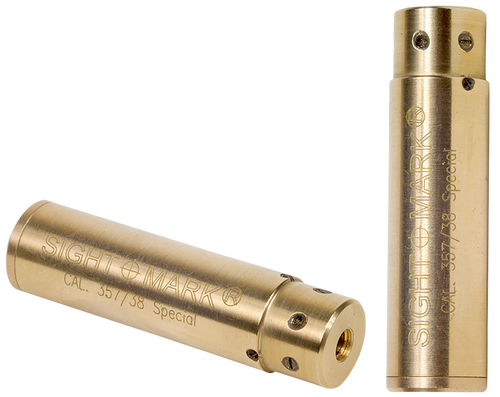 Sightmark SM39018 Boresight  Red Laser for 38 Special/357 Mag Brass Includes Battery Pack & Carrying Case