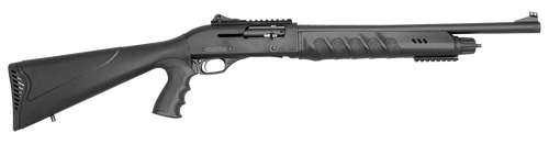 Rock Island X4 Tact LI-ON Full Size Frame 12 Gauge Semi-Auto 3" 4+1 18.50" Black Steel Barrel, Black Anodized Aluminum Receiver, Black Fixed w/Pistol Grip Synthetic Stock
