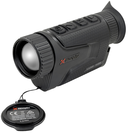 Nocpix LUMIH35 Lumi H35 Thermal Monocular Black 2.5x35mm, 640x512 12 Microns 50 Hz Resolution, Zoom Digital 4x