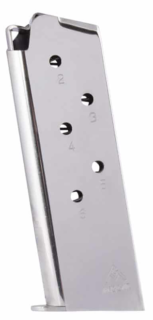 Mec-Gar MGCO4506N 1911  6rd 45 ACP Fits 1911 Officer Nickel Carbon Steel