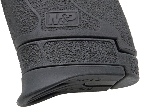 Pearce Grip PGSP13 Grip Extension  Black Textured Polymer, Fits 13rd/15rd Mags for S&W Equalizer & M&P Shield Plus
