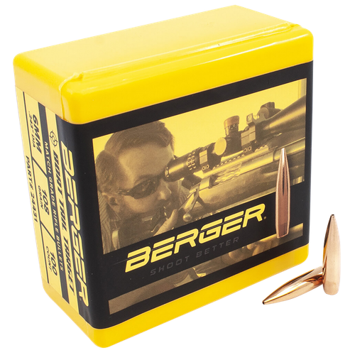 Berger Bullets 24431 Target Match Grade 6mm 108gr Boat Tail 100/Box
