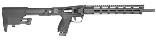 Smith & Wesson 14171 M&P FPC Folding 22 LR 20+1 16.25" Black Threaded Barrel, Black Polymer Receiver w/Picatinny Rail, M-LOK Handguard, Black Fixed Polymer Stock, Interchangeable Backstrap Grip