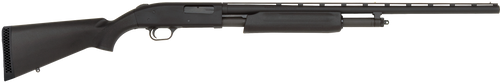 Mossberg 56436 500 All Purpose Full Size 20 Gauge Pump 3" 5+1 26" Matte Blued Vent Rib Barrel, Matte Blued Integral Scope Mount Steel Receiver, Fixed Black Synthetic Stock, Right Hand, Accu-Set Chokes