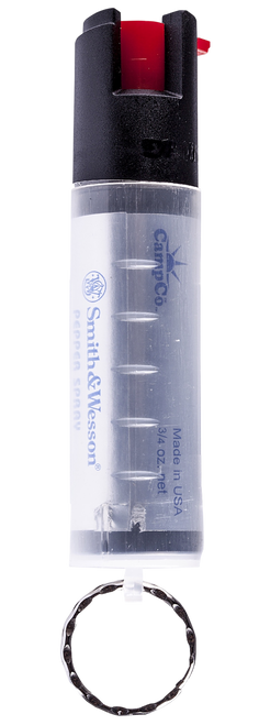 S&W Pepper Spray 1251 Pepper Spray  OC Pepper Range 10 ft 0.75 oz Clear Includes Keycap