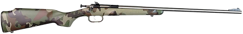 Crickett KSA2171 My First Rifle Gen2 22 S/L/LR Single Shot 16.10" Stainless Steel Barrel & Receiver, M81 Woodland Camo Synthetic Fixed Stock, EZ Loader