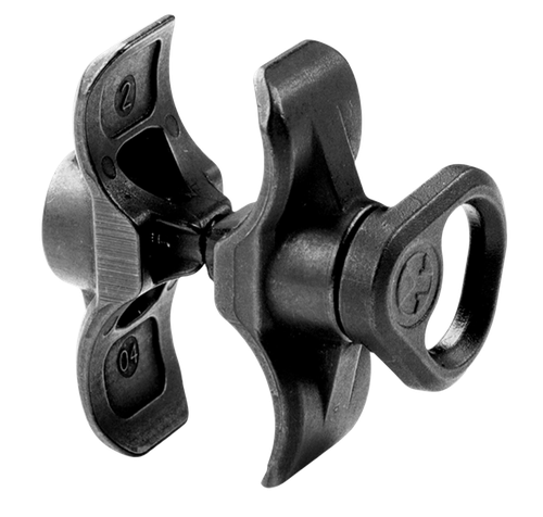 Magpul MAG508-BLK Forward Sling Mount  made of Steel with Melontie Black Finish for Remington 870; Mossberg 500, 590; Maverick