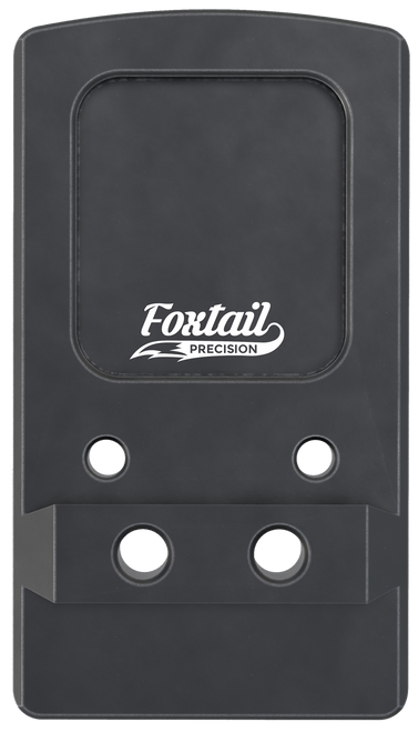 Foxtail Precision 100015 Rear Sight Dovetail Optic Adapter Plate for non MOS Glock  Black Anodized Glock Non MOS