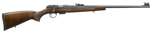 CZ-USA 02302 CZ 457 Lux Full Size 22 WMR 5+1 24" Black Nitride Black Nitride Steel Receiver Turkish Walnut Fixed European-Style Stock Right Hand