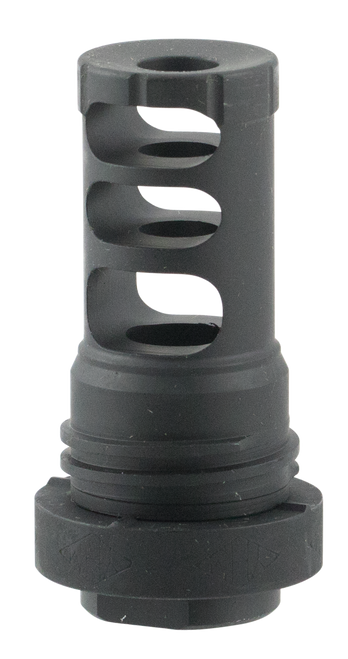 Yankee Hill 5M2QD QD Muzzle Brake Black Steel with 1/2"-28 tpi Threads & 2.50" OAL for 5.56x45mm NATO AR-Platform