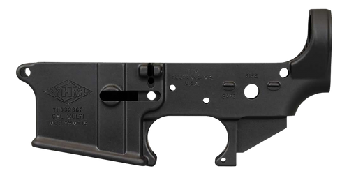 Yankee Hill 125 Stripped Lower Receiver 5.56x45mm NATO 7075-T6 Aluminum Black Anodized for AR-15