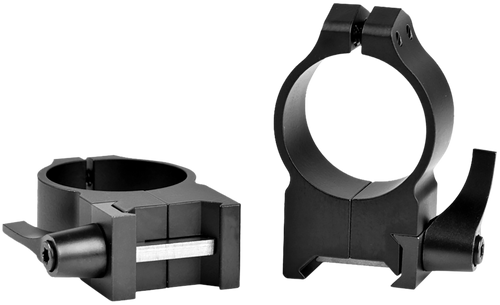 Warne 215LM Vertical Rings Maxima Matte Black 30mm High Quick Detach 0 MOA