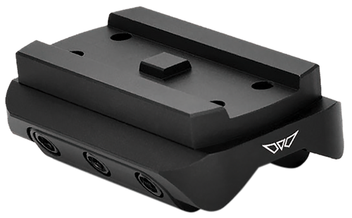 Warne 6111M Mini Red Dot Mount Shotgun Rib Black Anodized Aluminum Fits Holosun/Sig Romeo5/Vortex Crossfire/Aimpoint Micro H1-H2/ Aimpoint T1-T2