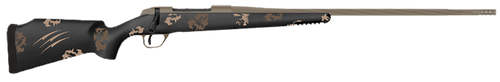 Fierce Firearms TWTROG7PRC22BS Twisted TI Rogue 7mm PRC 22" Black Cerakote Steel Threaded Barrel, Drilled & Tapped Titanium Receiver, LR Negative Comb Sonora Ambush Camo Carbon Fiber Stock