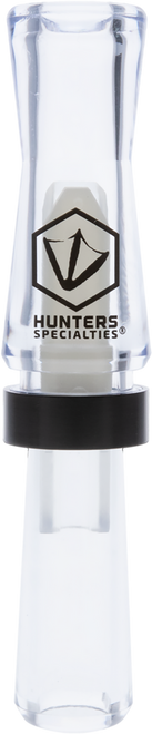 Hunters Specialties HS-WF-DRDC Suzie-Q Double Reed Duck Call Duck Sounds Clear Polycarbonate