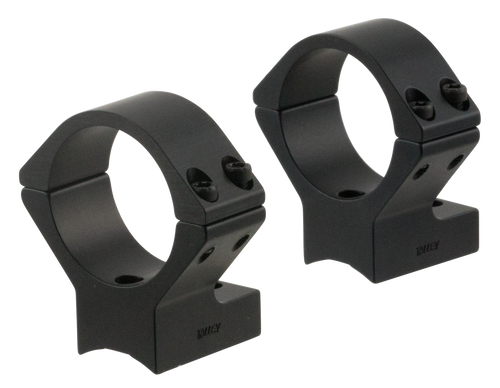 Talley 740725 Scope Mount/Ring Combo  Black Anodized 30mm Tube Savage Round Receiver with AccuTrigger (110 Series/A17/A22) Medium Rings
