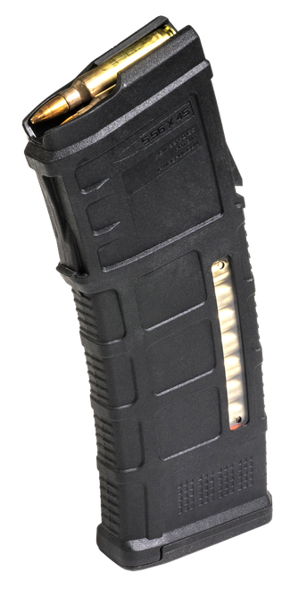 Magpul MAG575BLK PMAG GEN M3 30rd Detachable w/Capacity Window 5.56x45mm NATO Fits Steyr Arms AUG/F88/F90 Black Polymer