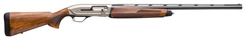 Browning 011744304 Maxus II Ultimate 12 Gauge 3" Chamber 4+1 (2.75") 28" Gloss Blued Vent Rib Barrel, Matte Nickel Rec, Grade III Gloss Walnut Furniture, LPA Fiber Optic Sight, 3 Chokes