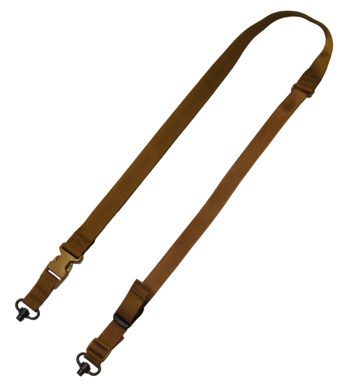 Tacshield T6040CY Tactical Sling Coyote Tan Webbing Two-Point/Fast Adjust Rifle/Shotgun