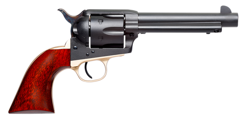 Taylors & Company 550431DE Old Randall  45 Colt (LC) Caliber with 5.50" Barrel, 6rd Capacity Cylinder, Overall Matte Blued Finish Steel, Walnut Grip & Overall Taylor Polish