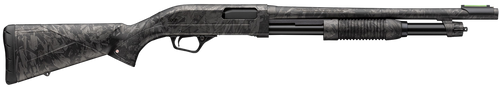 Winchester Repeating Arms 512457695 SXP Defender Compact 20 Gauge Pump 3" 5, 2 3/4" Shells 18" Forged Carbon Hydrodip Steel Barrel, Aluminum Receiver, Fixed Forged Carbon Hydrodip Synthetic Stock