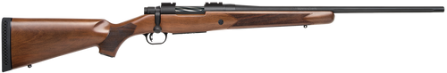 Mossberg 27849 Patriot  Full Size 7mm-08 Rem 5+1 22" Matte Blued Fluted Barrel, Drilled & Tapped Matte Blued Stainless Steel Receiver, Walnut Fixed Stock, Right Hand