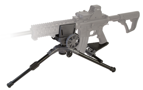 Caldwell 821400 Precision Turret Shooting Rest Black Aluminum 22.40" L x 5.50" W