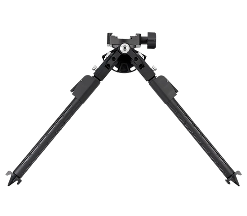 Mdt Sporting Goods Inc 106343BLK CKYE-POD Single Pull Bipod 9-15" High Black Anodized Aluminum