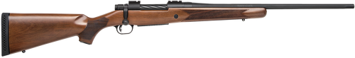 Mossberg 27882 Patriot  Full Size 270 Win 5+1 22" Matte Blued Fluted Barrel, Drilled & Tapped Matte Blued Stainless Steel Receiver, Walnut Fixed Stock, Right Hand