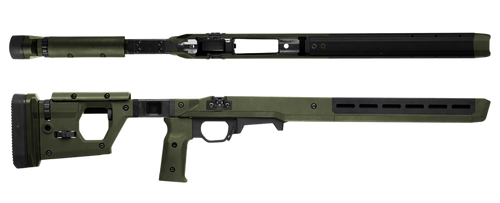 Magpul MAG997-ODG Pro 700 Stock Fixed w/Aluminum Bedding OD Green Synthetic for Remington 700 SA