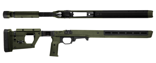 Magpul MAG997-ODG Pro 700 Stock Fixed w/Aluminum Bedding OD Green Synthetic for Remington 700 SA