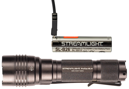 Streamlight 88084 ProTac HL-X USB Flashlight  Black Anodized 65/400/1000 Lumens   White LED