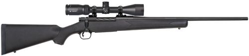 Mossberg 28053 Patriot  7mm-08 Rem Caliber with 5+1 Capacity, 22" Fluted Barrel, Matte Blued Metal Finish & Black Synthetic Stock Right Hand (Full Size) Includes Vortex Crossfire II 3-9x40mm Scope