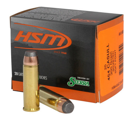 HSM 454C5N20 Pro Pistol  454 Casull 300 gr Jacketed Soft Point 20 Per Box/ 20 Case