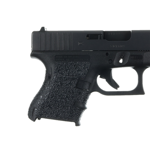Talon Grips 105R Adhesive Grip  Compatible w/Glock 26/27/28/33/39 Gen3, Black Textured Rubber