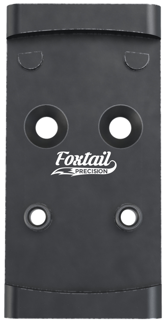 Foxtail Precision 100010 Adapter Plate  Black Anodized Aluminum, Compatible w/Glock MOS, Holosun 407K/507K/EPS Carry Pattern Footprint Mount