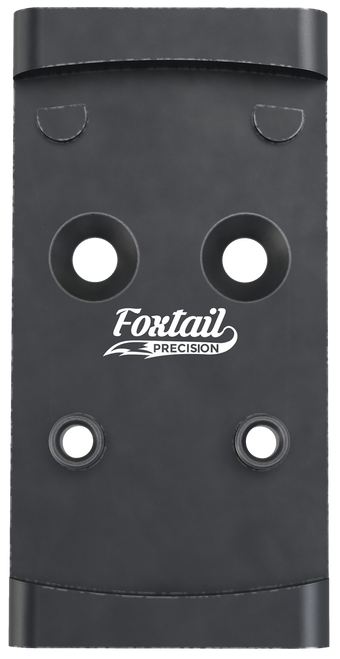 Foxtail Precision 100010 Adapter Plate  Black Anodized Aluminum, Compatible w/Glock MOS, Holosun 407K/507K/EPS Carry Pattern Footprint Mount