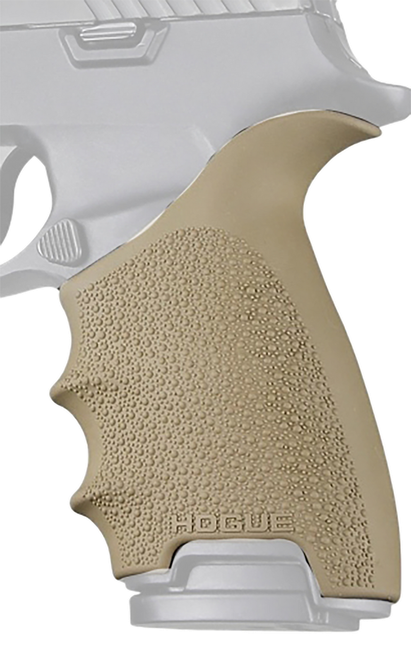 Hogue 17603 Grip Sleeve Handall Beavertail Flat Dark Earth Rubber Fits Sig Sauer P320 Full Size