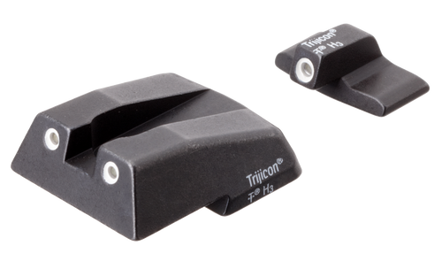Trijicon 600282 Bright & Tough Night Sights  Green/Tritium White Outline Front Sight-Green/Tritium White Outline Rear Sight H&K .45C/P30/VP9