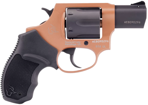 Taurus 2-85621ULC22 856 Ultra-Lite Small 38 Special +P 6 Shot 2" Matte Black Alloy Steel Barrel & Cylinder, Cerakote Copper Aluminum Frame, Transfer Bar Safety, Exposed Hammer