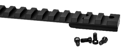 Warne V45020MOA Vapor Picatinny Rail Black Anodized Aluminum Howa 1500/Weatherby Vanguard Except Weatherby MK V Short Action, 20 MOA