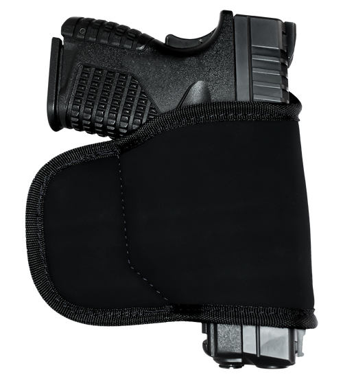 GrovTec US Inc GTHL15098BLK Multi-Fit  OWB Size 98 Black Suede Belt Loop Fits Small/Med Semi-Auto Right Hand