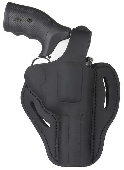 1791 Gunleather RVHX2SBLR RVHX-2  OWB Size 02 Stealth Black Leather Fits Up to 4" Barrel, K/L-Frame, Belt Slide Right Hand