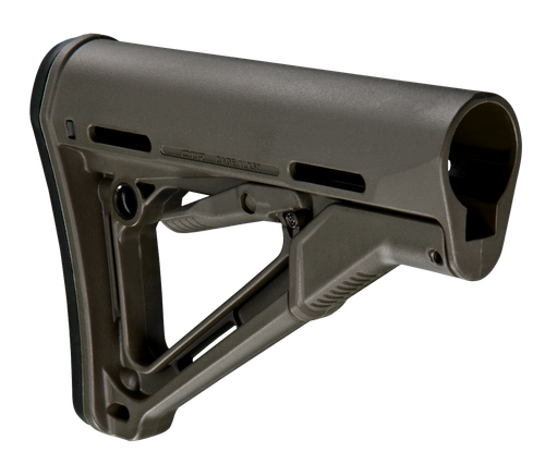 Magpul MAG310-ODG CTR Carbine Stock OD Green Synthetic for AR-15, M16, M4 with Mil-Spec Tube (Tube Not Included)