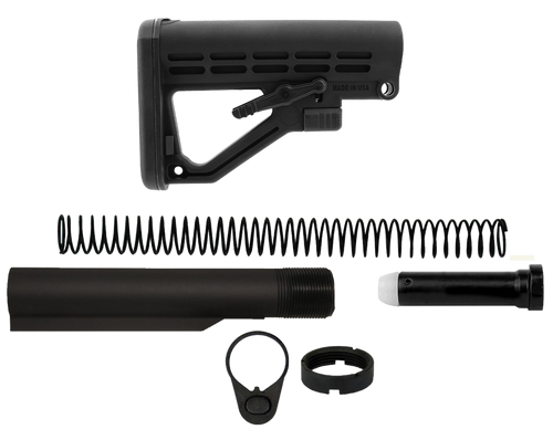 TacFire MAR050B Mil-Spec Buffer Tube  Black Matte AR-15