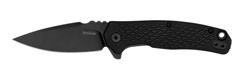 Kershaw 1407 Conduit  2.90" Folding Spear Point Plain, Black Oxide 8Cr13MoV SS Blade/Blacked Out Texture Glass-Filled Nylon Handle Includes Pocket Clip