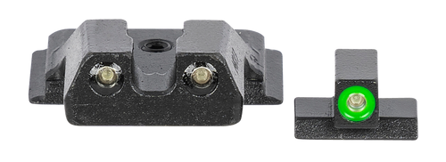 Meprolight USA 417703111 Hyper-Bright  Green Tritium Green Outline Front Sight-Green Tritium Black Outline Rear Smith & Wesson M&P Shield