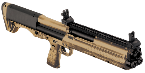 Kel-Tec KSGTAN KSG  Tan 12 Gauge 18.50" 3" 14+1 Tan Rec/Barrel Tan Polymer Fixed Stock & Grip