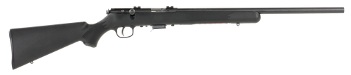 Savage Arms 93200 93 FV Full Size 22 WMR 5+1 21" Matte Black Heavy Barrel, Matte Black Drilled & Tapped Carbon Steel Receiver, Matte Black Fixed Synthetic Stock, Right Hand